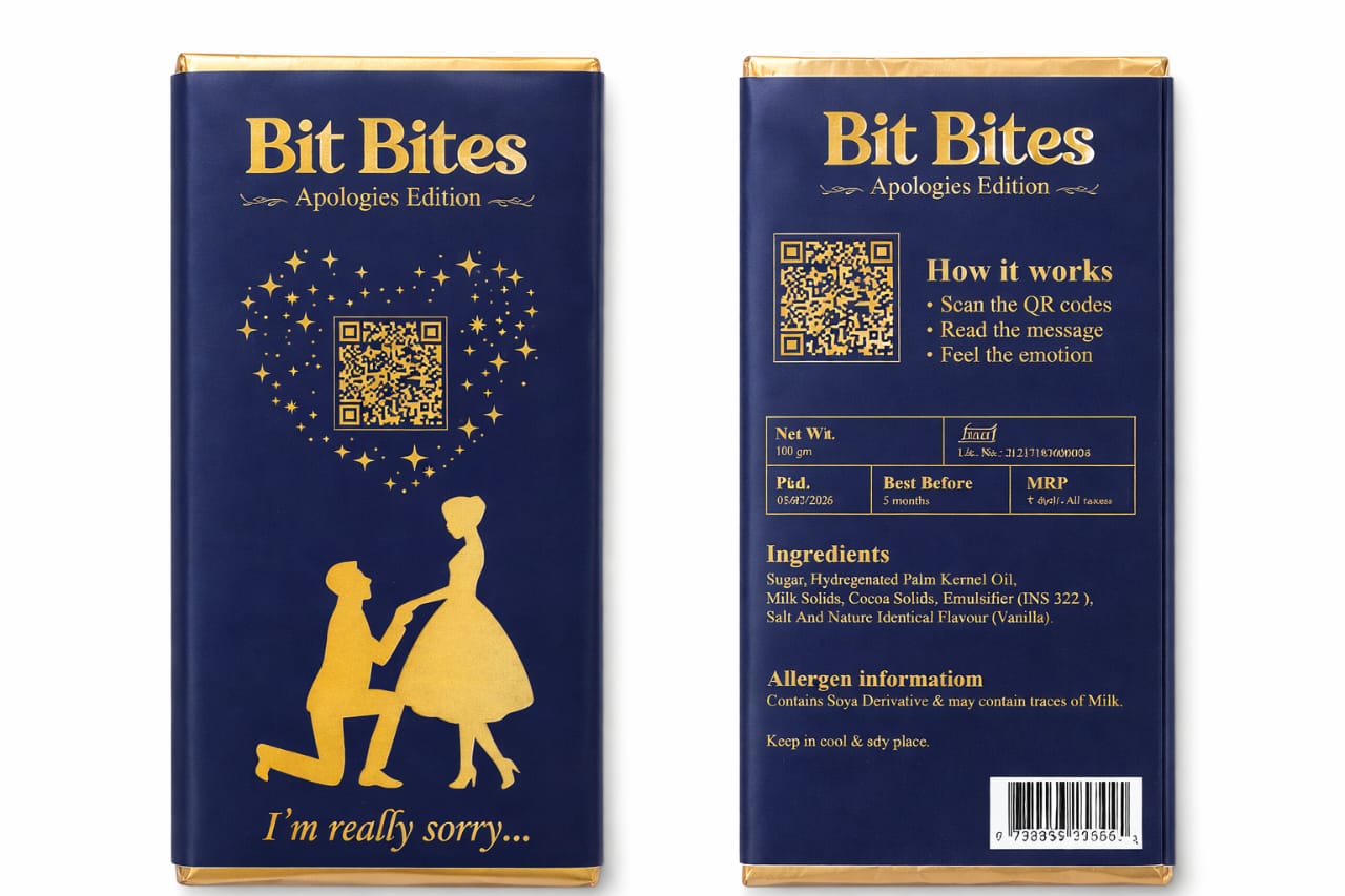 Apology Chocolate Bar – Say Sorry When Words Fall Short | Bit Bites