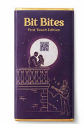 Bit Bites – First Touch Edition | Romantic QR Chocolate Gift for Couples | 100g Premium Chocolate Bar